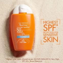 Avène Avene Sunscreen Aqua-fluid SPF50+ 40ml - For Sensitive Skin -Famous Skin Care Store Avene Sunscreen AquaFlu 1