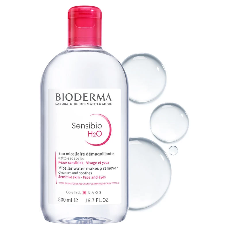 Bioderma Sensibio H2O Soothing Micellar Water Face Cleanser 500ml 6 Bioderma Sensibio H2O Soothing Micellar Water Face Cleanser 500ml - Image 4