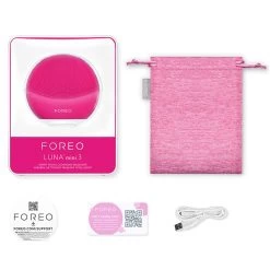 FOREO LUNA Mini 3 - Fuchsia -Famous Skin Care Store ForeoLunaMini3 Fuchsia 1. 3