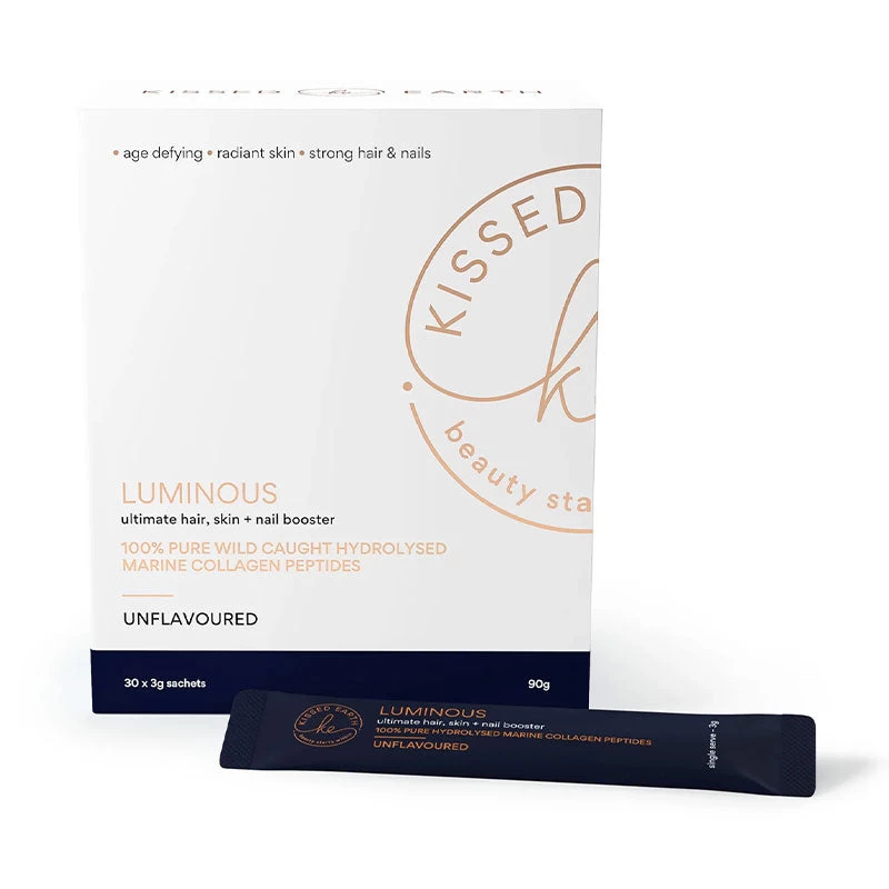 Kissed Earth Luminous Unflavoured 30 X 3g Sachets 3 Kissed Earth Luminous Unflavoured 30 X 3g Sachets