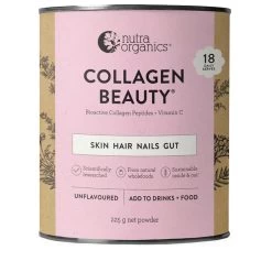 Nutra Organics Collagen Beauty With Verisol + C 225g