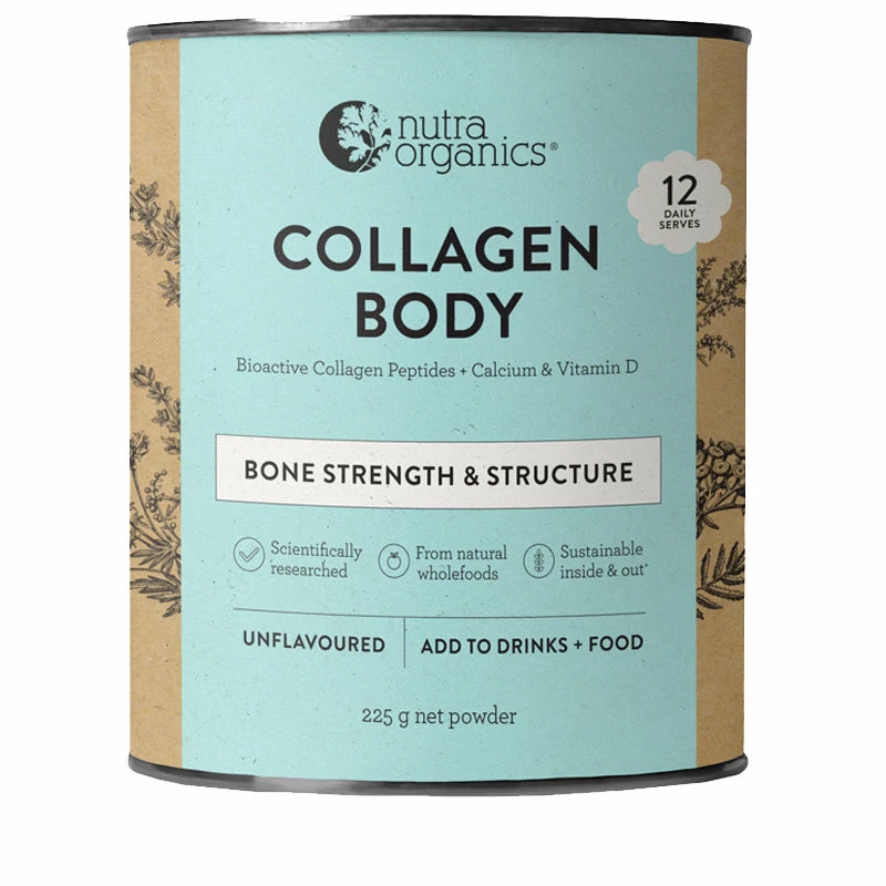 Nutra Organics Collagen Body With Fortibone 225g 3 Nutra Organics Collagen Body With Fortibone 225g