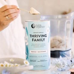 Nutra Organics Thriving Family - Smooth Vanilla 450g -Famous Skin Care Store Nutra Organics Thriving Family SmoothVanilla 1