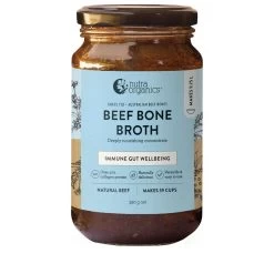 Nutra Organics Beef Bone Broth Concentrate - Natural 390g