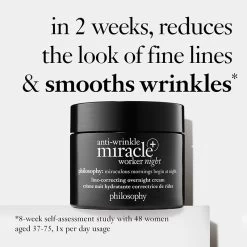 Philosophy Anti-Wrinkle Miracle Worker Night 60ml -Famous Skin Care Store Philosophy Anti Wrinkle Miracle Worker Night 60ml 1