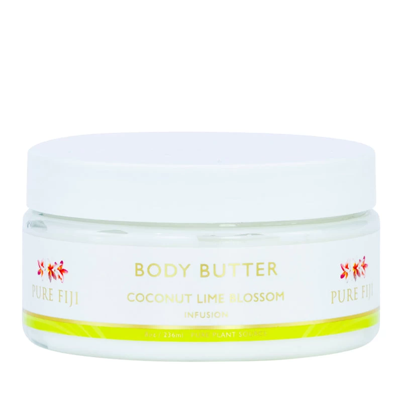 Pure Fiji Body Butter - Coconut Lime Blossom 236ml 3 Pure Fiji Body Butter - Coconut Lime Blossom 236ml