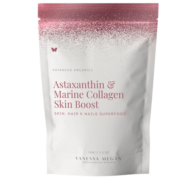 Vanessa Megan Astaxanthin Marine Collagen Skin Boost 150g 3 Vanessa Megan Astaxanthin Marine Collagen Skin Boost 150g