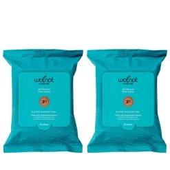 Wotnot Naturals All Natural Face Wipes Ultra-Hydrating - Pack Of 25 X 2