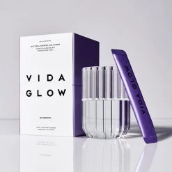 Vida Glow Blueberry Marine Collagen 30 X 3g Sachets -Famous Skin Care Store blueberry 1
