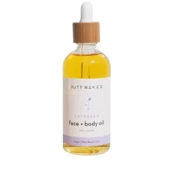 Butt Naked Lavender Face Cleanser + Body Oil 90ml