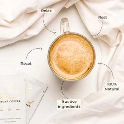 Beforeyouspeak Adrenal Decaf Coffee - Unsweetened (7 Serves) -Famous Skin Care Store bys adrenal decaf coffee unsweetened 7x5g 3