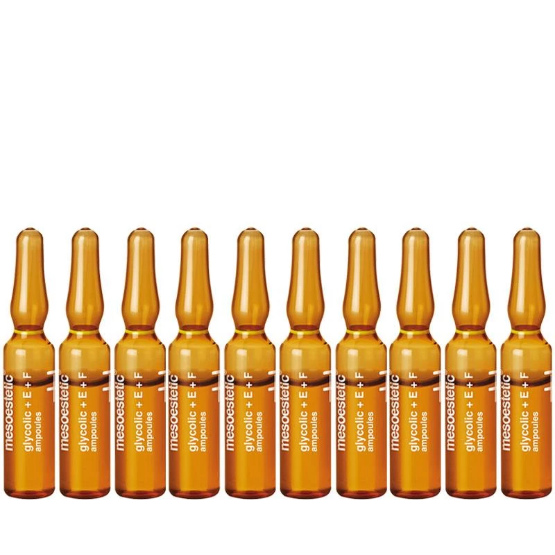 Mesoestetic Glycolic Acid + E + F Ampoules 10x2ml 3 Mesoestetic Glycolic Acid + E + F Ampoules 10x2ml