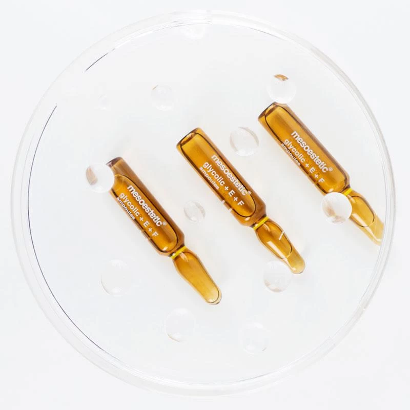 Mesoestetic Glycolic Acid + E + F Ampoules 10x2ml 4 Mesoestetic Glycolic Acid + E + F Ampoules 10x2ml - Image 2