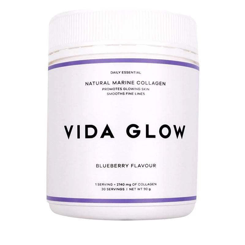 Vida Glow Blueberry Marine Collagen Loose Powder 90g 3 Vida Glow Blueberry Marine Collagen Loose Powder 90g